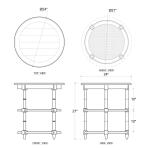 Martinique Round Side Table - Image 8