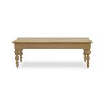 Madison Turned Leg Coffee Table - Image 4