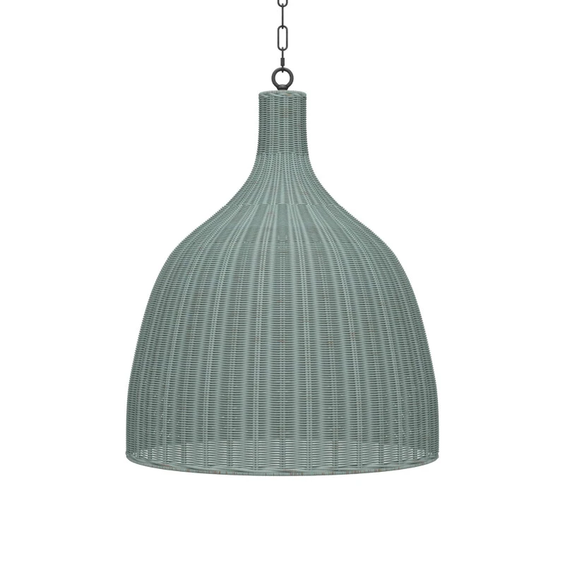 a84dff80551286ab528c4a5c19502b4d Hampton Rattan Pendant Large - Image 1