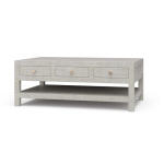 Kagu 6 Drawer Coffee Table W/ Rattan