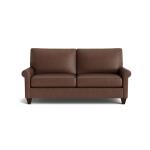 True Custom™ True Custom® Leather Roll Arm Studio Sofa