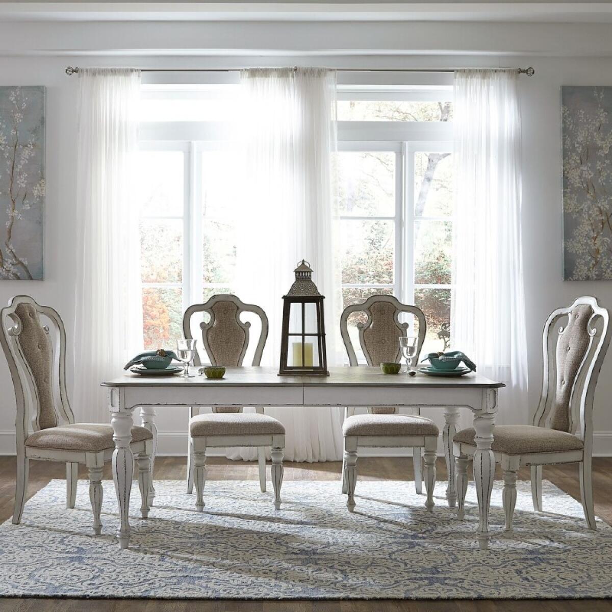 a8a72c6f32b9026ef489dad4f11887bc Magnolia Manor 5 Piece Rectangular Table Set - Image 1