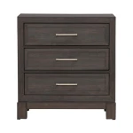 Modern Edge Nightstand w/ Charging Station - Image 3