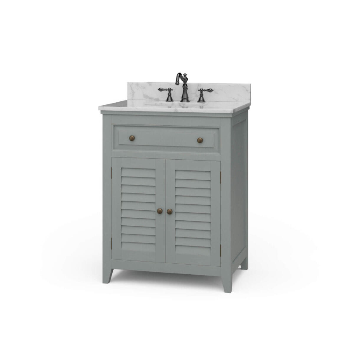 Shutter Vanity W/ Sink & Marble Top Accent Furniture Accent Furniture 2 Shutter Vanity W/ Sink & Marble Top Accent Furniture Accent Furniture 2