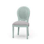Tulip Rattan Back Dining Chair W/o Fluted Leg