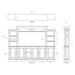 French Hens Media Cabinet - Image 8