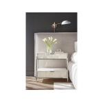 Magnolia Manor Queen Uph Bed, Dresser & Mirror, Chest, Night Stand Bedroom Sets Antique White & Weathered Bark 16