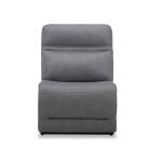 Cooper Armless Chair – Blue Gray Sectional Parts Blue Gray Leather 11
