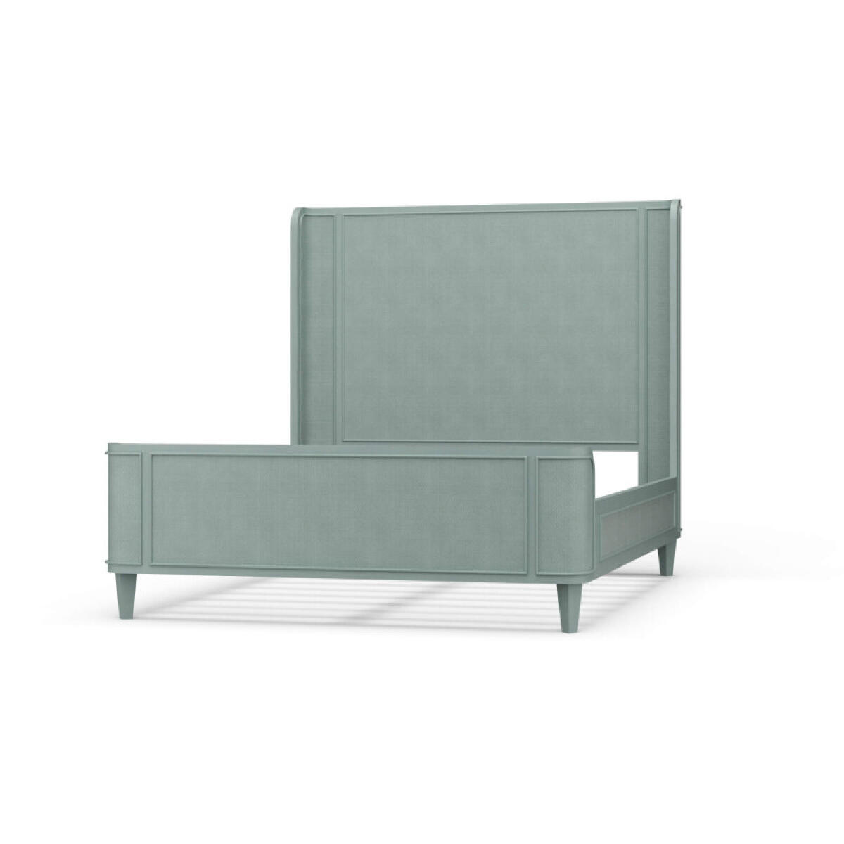 a9523ae2b4c3f1ac5efa94757b71ca28 Lexington Bed W/ Rattan - Image 1