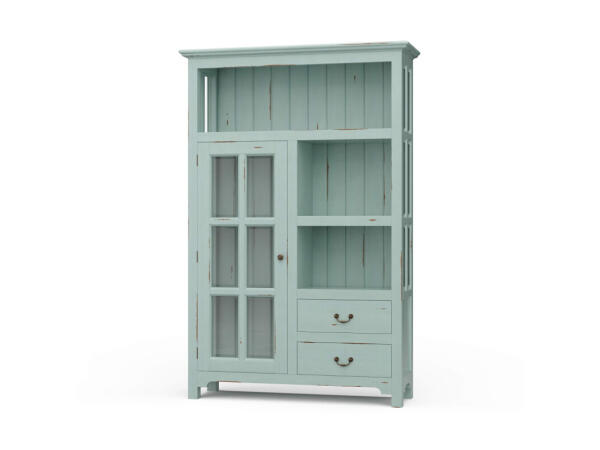 Aries Kitchen Single Door Cupboard Dining Storage Blue