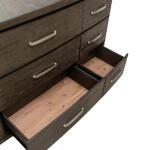 Cascade Falls Dresser & Mirror Dressers Brown 26