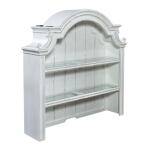 Magnolia Manor Credenza Hutch Office Storage Antique White & Weathered Bark 13