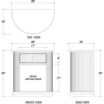 Kraton 1 Drawer Side Table - Image 7