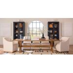 Crossbuck Live Edge Rectangle Dining Table - Image 3