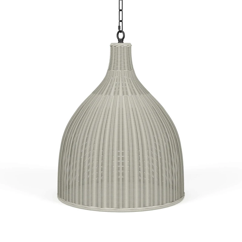 aa2195beba0867b69d951542d9432f02 Hampton Rattan Pendant Medium - Image 1