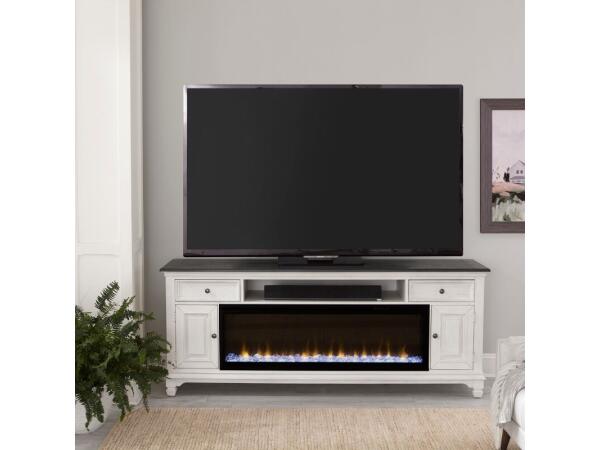 Fireplace TV Consoles 417 80 Inch Console w/ Fire Fireplaces Fireplaces
