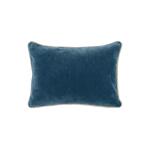 Heirloom Velvet Marine Lumbar Pillow Cover + Insert