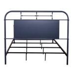 Vintage Series Queen Metal Bed- Navy Beds Beds 17