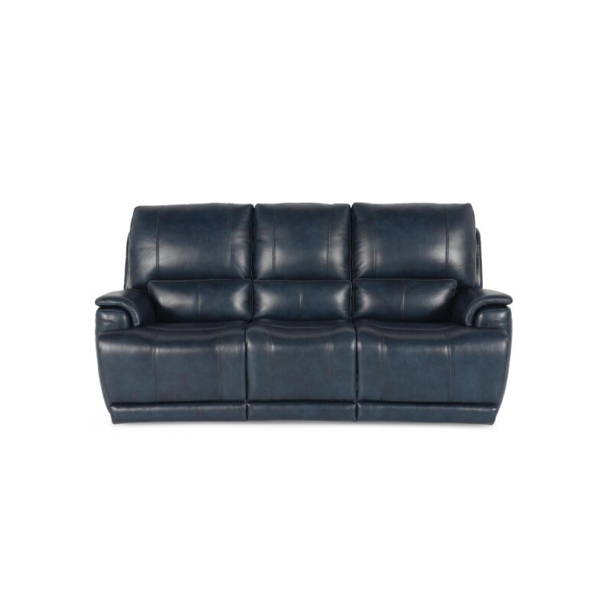 aa851c93a42db5757e91676ff674a885 Burlington Leather Power Reclining Sofa - Image 1