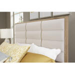 Crafted Oak by Ben & Erin Napier Erin’s Upholstered Bed – Oatmeal Fabric Beds Beds 15