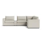Beckham Track Arm Modular L-Shaped Sectional - Image 3