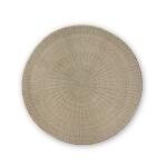 Scalloped Round Rattan Dining Table 48'' W/ Tempered Glass - Image 3