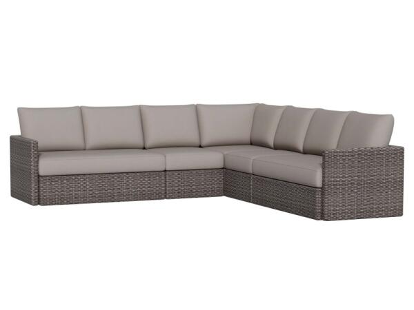 Ashford Outdoor L-Shaped Sectional Outdoor Sofas Bassett Furniture