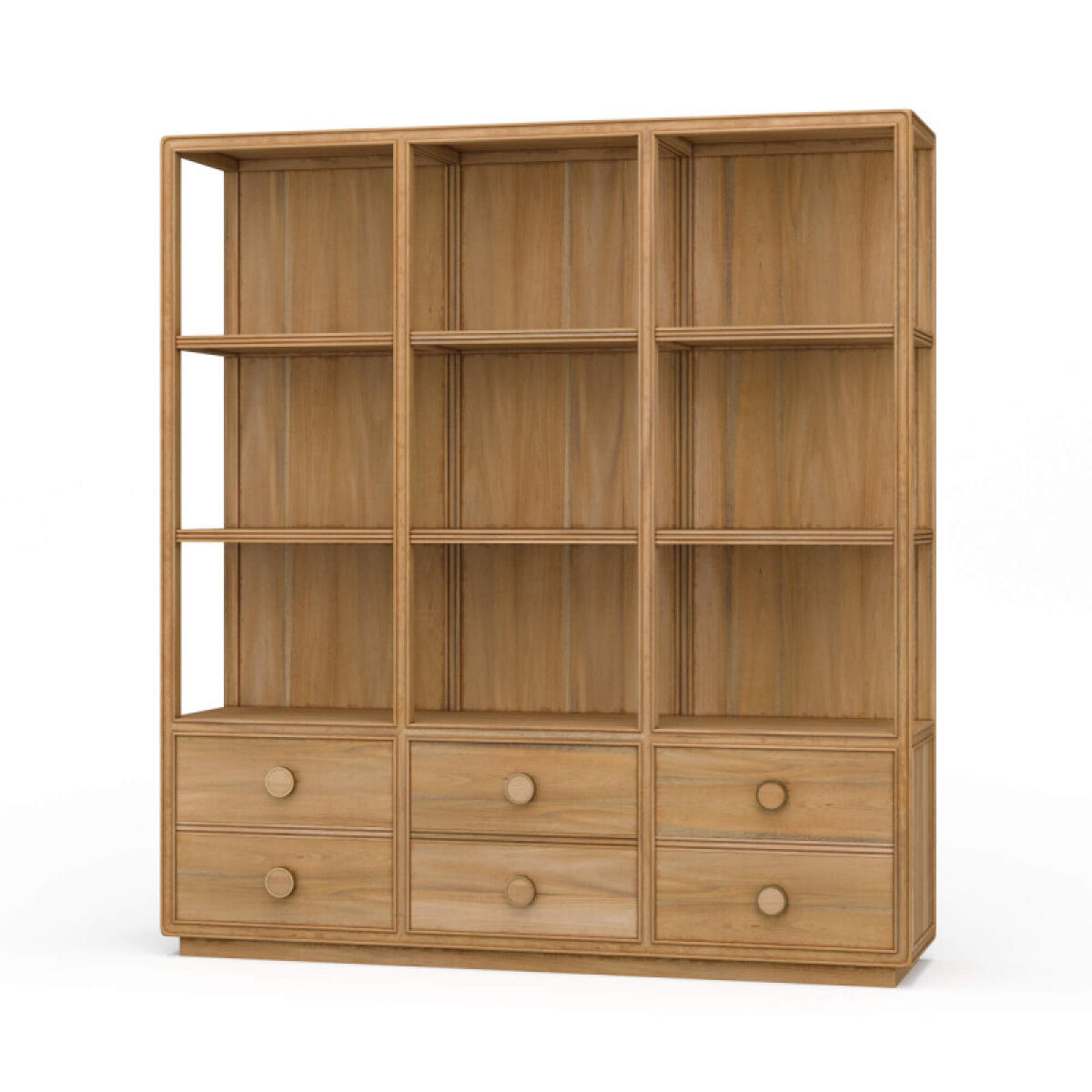 ab3952be10759222d0a4b6bd3a4892c0 Cohan Open Cabinet W/ 6 Drawers - Image 1