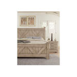 Cool Rustic X Bed with X footboard Beds Beds 10