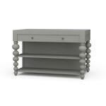 Soluna Kitchen Island W/ Butcher Block