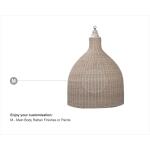 Hampton Rattan Pendant Extra Large Lighting Bramble 13