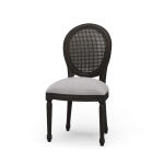 Tulip Rattan Back Dining Chair W/o Fluted Leg
