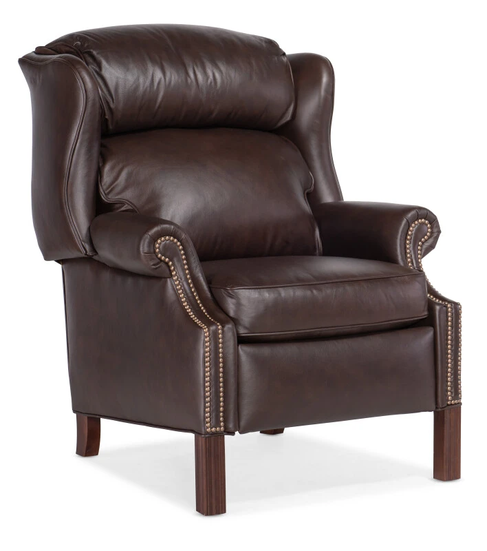 abc9a9b7cc5677eab5a5da7c1e733ead Chippendale Reclining Wing Chair - Image 1