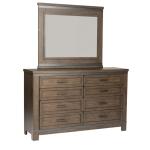 King Panel Bed, Dresser & Mirror - Image 4
