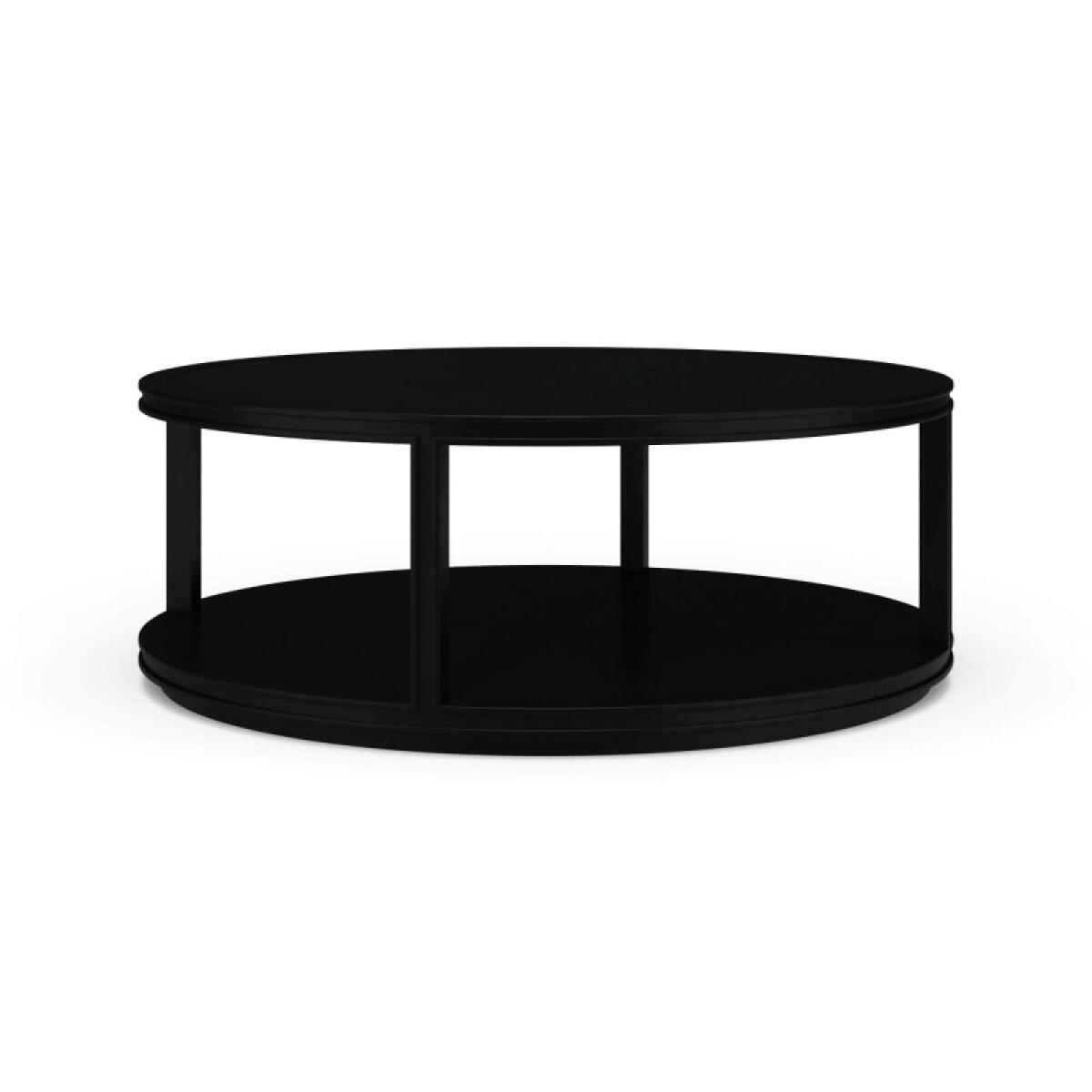 abe5310cb4422742996747c0abeda8fc Cohan Round Coffee Table W/ Wood Shelf - Image 1