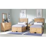 Complete Panel Bed Twin 3/3 Natural Hickory - Image 5