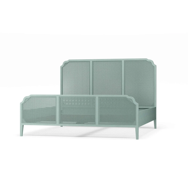 abff18057eae0124ef2919691f78ba64 Marisol Bed W/ Rattan - Image 1