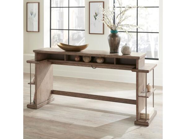 City Scape Console Bar Table Console Tables Brown