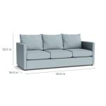 Beckham Outdoor Thin Track Arm Sofa - Image 3