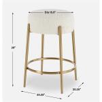 Arles Counter Stool, Brass Barstools Barstools 17