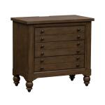 Americana Farmhouse Bedside Chest w/ Charging Station - Image 3