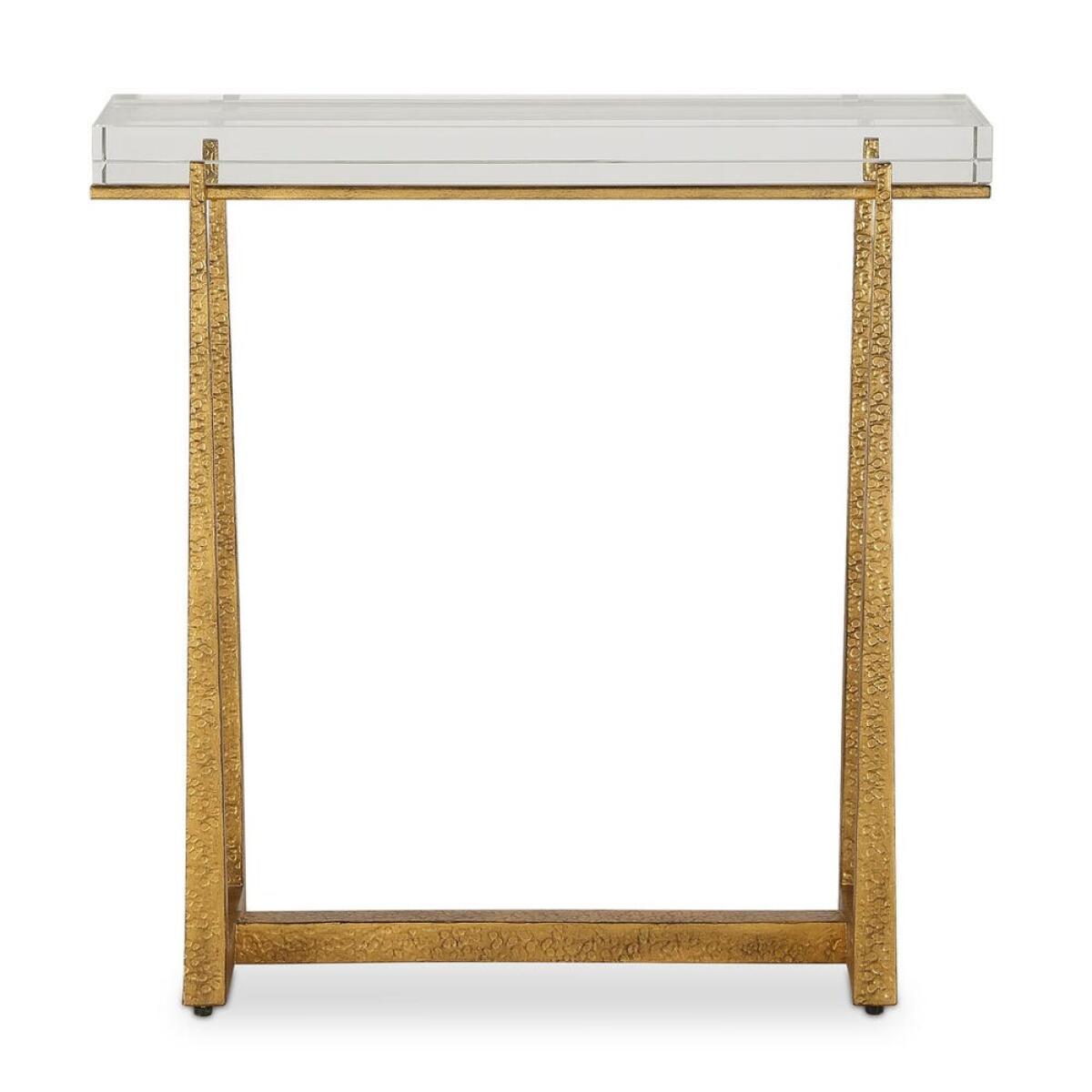 ac91f06220d93d5d7b9af39b28e2831d Midas Accent Table, Gold - Image 1