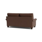 True Custom™ True Custom® Leather Roll Arm Studio Sofa - Image 4