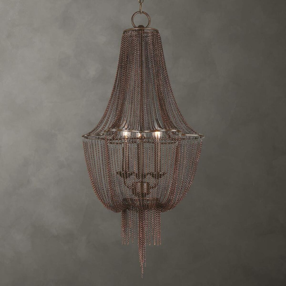 Lezzeno, 3 Lt Chandelier Lighting Brown 2 Lezzeno, 3 Lt Chandelier Lighting Brown 2