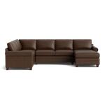 Carolina Leather Panel Arm U-Shaped Sectional