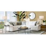 Hanover Roll Arm L-Shaped Sectional Sectionals Bassett Furniture 15