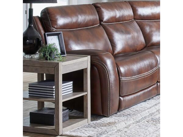 Blair L Arm Recliner P2 & ZG – Cognac Recliners Brown