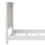 Abbey Park Queen Panel Headboard Bed Parts Antique White & Weathered Brown 12