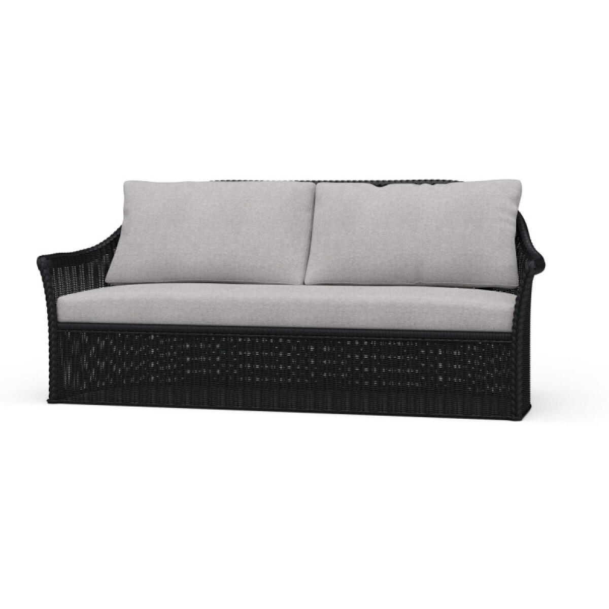 Nantucket Rattan Sofa Sofas Black 2 Nantucket Rattan Sofa Sofas Black 2