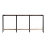 Crosby Travertine Console Table Console Tables Beige 10